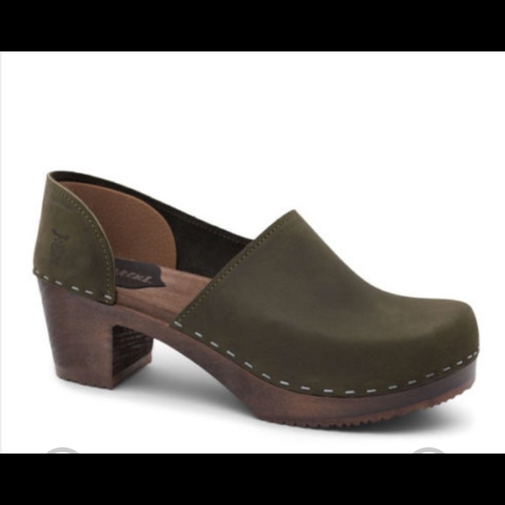 Sandgrens Brett wooden clog